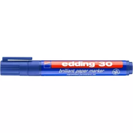 Edding 30 Permanent Pigment Marker Kék D10