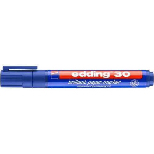 Edding 30 Permanent Pigment Marker Kék D10