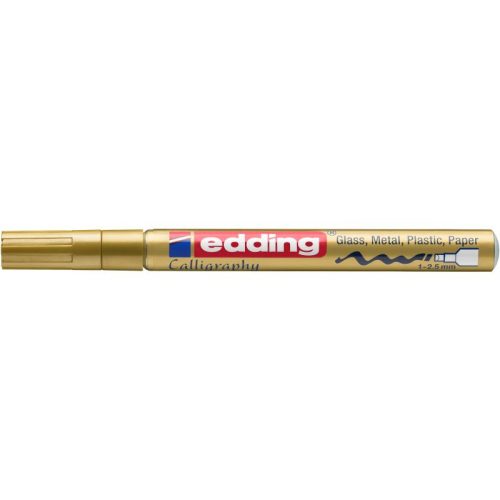 Edding 753 Lakkmarker Kalligrafikus Arany D10