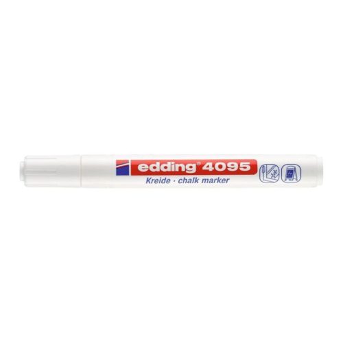 Edding 4095 Folyékony Krétamarker Fehér D10