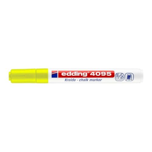 Edding 4095 Folyékony Krétamarker Neon Sárga D10