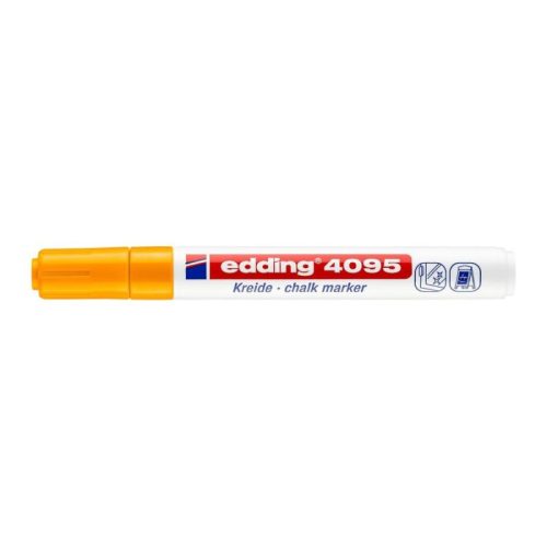 Edding 4095 Folyékony Krétamarker Neon Narancssárga D10