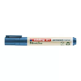 Edding 21 Ecoline Permanent Marker Kék D10