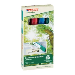   Edding 21/4 Ecoline Permanent Marker 4 Különböző Szín Polibliszter