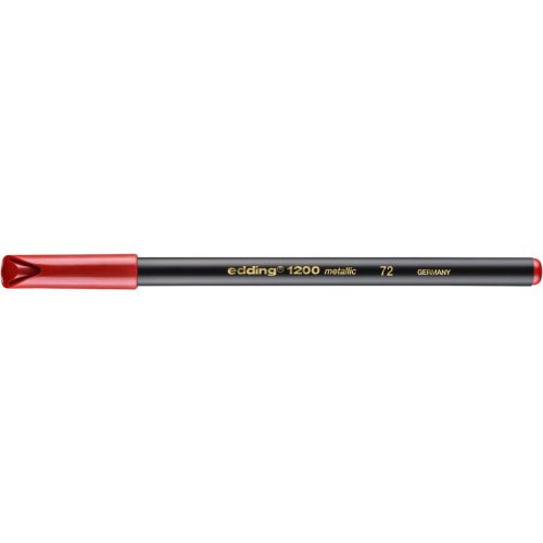 Edding 1200 Metallic Rostirón Piros 072 D10