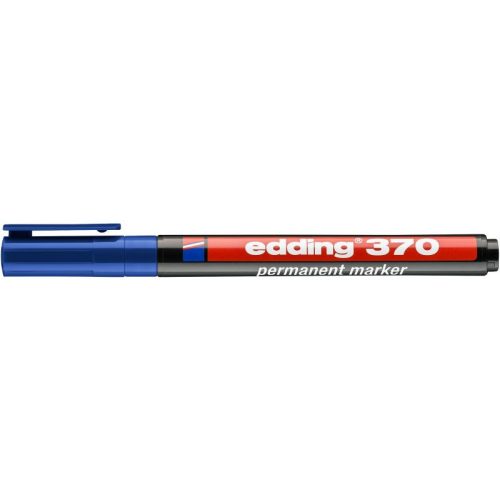 Edding 370 Permanent Marker Kék D10