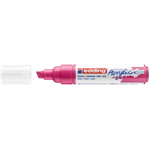 Edding 5000 Akril Marker B 5-10 mm Telemagenta 909 D5
