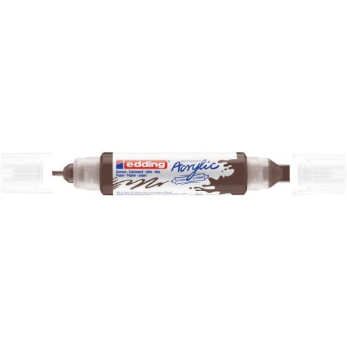 Edding 5400 Akril Marker 3D Double Liner 2-3 mm/5-10 mm Chocolate Brown 907 D5