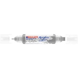   Edding 5400 Akril Marker 3D Double Liner 2-3 mm/5-10 mm Rich Silver 923 D5