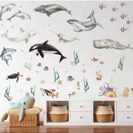 Falmatricák gyerekszobába - Víz alatti világ