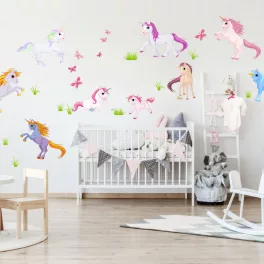 Falmatrica lányoknak - Unikornis család N.2 - Nagy szett