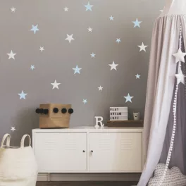 Kék csillagok - falmatricák fiúknak