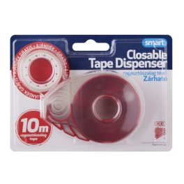   Ico Smart Ragasztószalag Tépő Piros + Ragasztószalag Bliszter