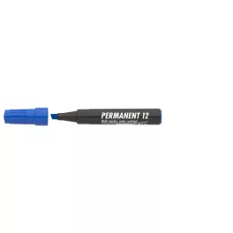 Ico Permanent Marker 12 Kék D25