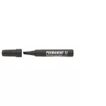 Ico Permanent Marker 12 Fekete D25