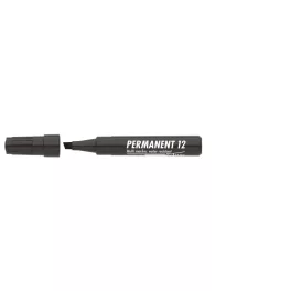 Ico Permanent Marker 12 Fekete D25