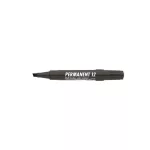Ico Permanent Marker 12 Fekete D25