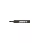 Ico Permanent Marker 12 Fekete D25