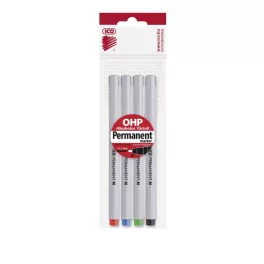 Ico Permanent Marker M 4 Különböző Szín Polibliszter