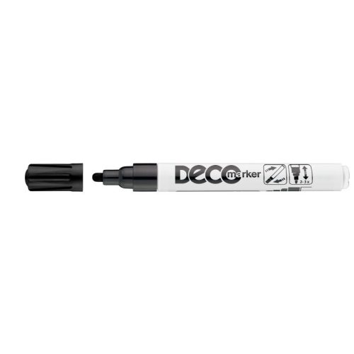 Ico Deco Marker Lakkmarker Fekete D10