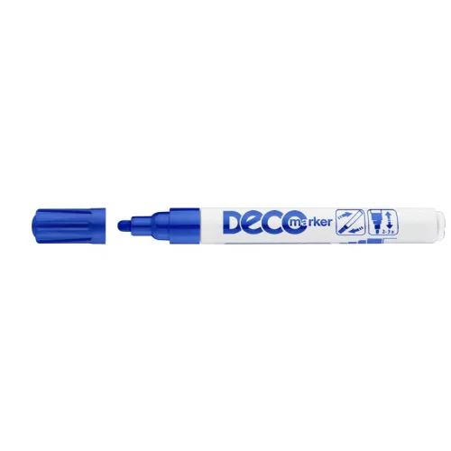 Ico Deco Marker Lakkmarker Kék D10