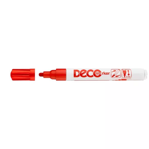Ico Deco Marker Lakkmarker Piros D10