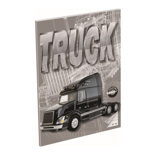 T-Creativ Füzet A/5 21-32 Vonalas Truck