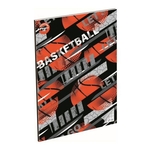 T-Creativ Füzet A/5 27-32 Négyzetrácsos Basketball