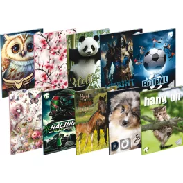   T-Creativ Leckefüzet Tűzött A/5 36 Lapos Vegyes Mintákban