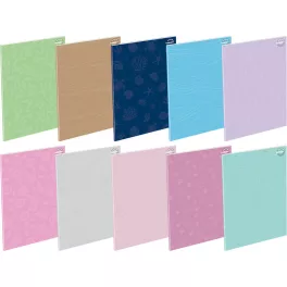 T-Creativ Füzet A/4 80-40 Sima Vegyes Mintákban Plain New