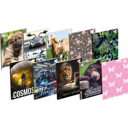T-Creativ Notesz A/6 40 Lapos Sima Vegyes Mintákban