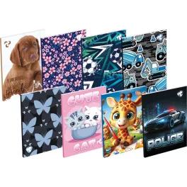 T-Creativ Notesz A/7 40 Lapos Sima Vegyes Mintákban