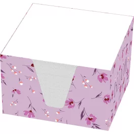 T-Creativ Tépőtömb 9x9x6 cm Tokos Flowers