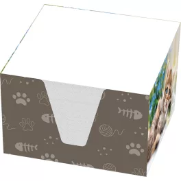 T-Creativ Tépőtömb 9x9x6 cm Tokos Kitten