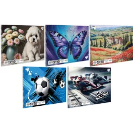   T-Creativ Vázlatfüzet B/5 30 Lapos 170 Gramm Color Vegyes Mintákban
