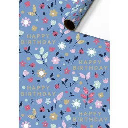 Stewo Tekercses Díszcsomagoló 70 cm x 2 m Benice Blue