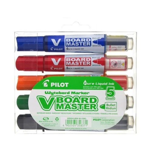 Pilot V Board Master 5 Darabos Készlet Kerek Hegyű