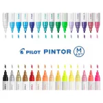 Pilot Pintor Csináld Magad 4 Darab M-es Marker (Neonpiros, Neon Sárga, Neon Barack, Neon Zöld) + 6 Darab Parafa Alátét