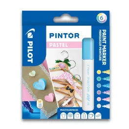 Pilot Pintor 6 Darabos Szett Pasztell Színek M