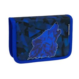 Wolf Mosaic Blue