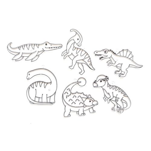 Amos Fényvarázs Forma S-25 Dinoszauruszok Minta 6 Darab/Csomag