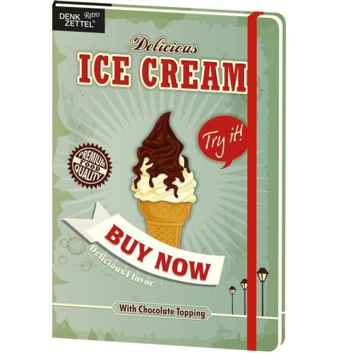 Denkzettel Notesz A5 Retro Ice Cream