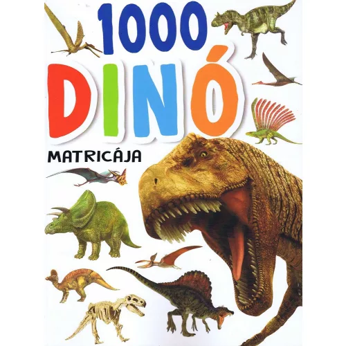 1000 Dinó Matricája - Fehér