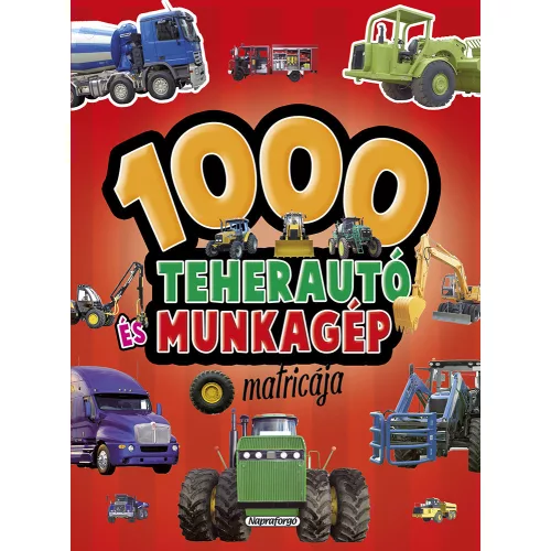 1000 Teherautó És Munkagép Matricája - Piros