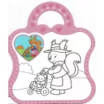 Füles Kifestő Matricákkal - 1. Bicikli