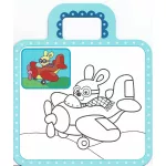 Füles Kifestő Matricákkal - 2. Repülő