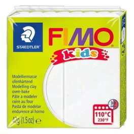 Fimo Süthető Gyurma Kids 42 gramm Csillámló Fehér