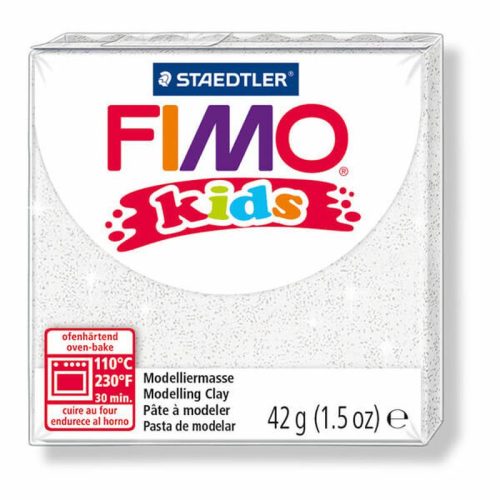 Fimo Süthető Gyurma Kids 42 gramm Csillámló Fehér