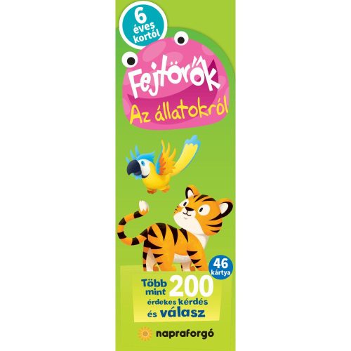 Fejtörők Az Állatokról 6 Éves Kortól Fejlesztő Foglalkoztató Könyv Gyerekeknek Állatos Témában