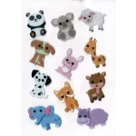 Varázslatos matricák Állatkölykök